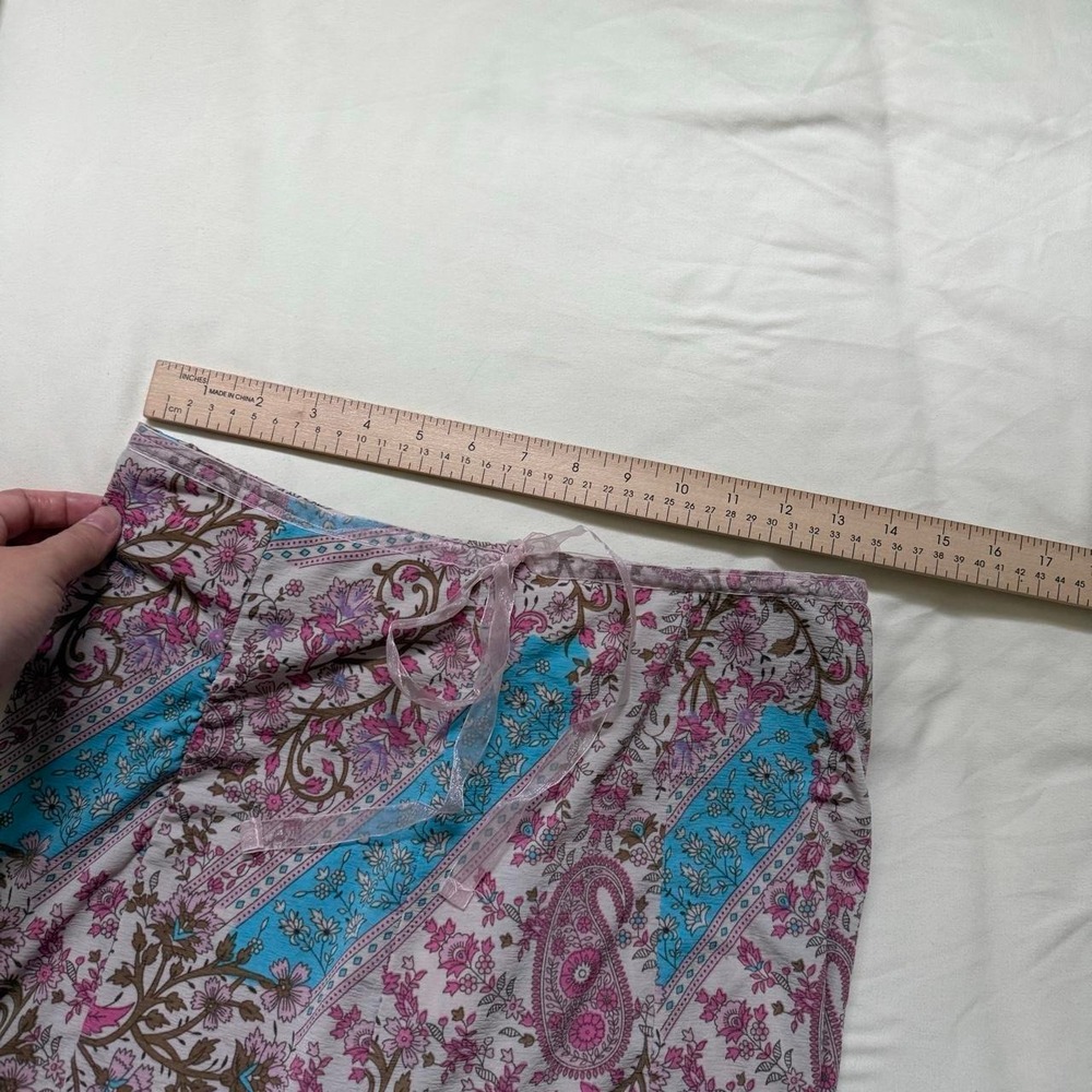 Paisley Boho Midi Skirt - Picture 3 of 4